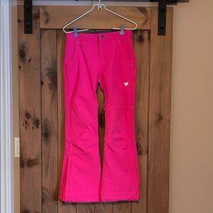 Obermeyer Vibrant Pink teen girls size 10-12 Snow Pants